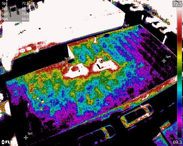infrared camera for roof leaks